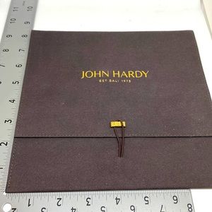 John Hardy Extra Large 8” Jewelry Pouch Bag